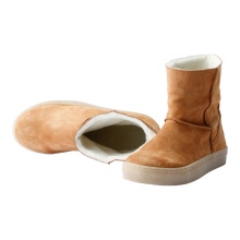 Grand Step Shoes Winter Boots Nicki Suede Bootie (lined, comfortable) - brown ladies